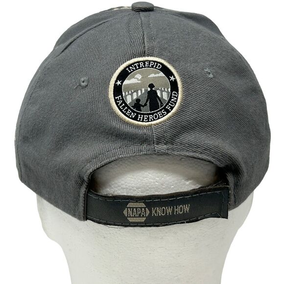 NAPA Racing Camouflage Hat Baseball Cap Gray NASCAR NHRA Motorsports Strapback - Picture 3 of 9